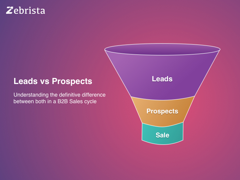 Leads vs Prospects - Understanding the definitive difference between both in a B2B Sales cycle