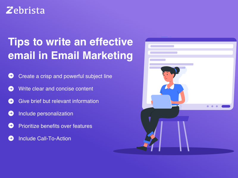 zebrista tips to write effective emails in b2b sales
